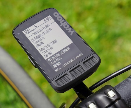 Test GPS Vélo Wahoo Elemnt Roam