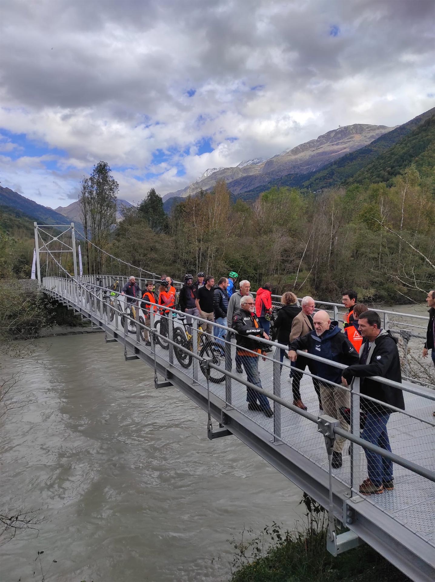 Inauguration passerlle oisans